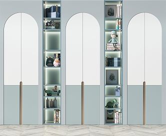 Modern Wardrobe Decorative Cabinet 3d model