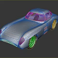 Sleek Silver Vintage Sports Car With Shiny Exterior And Classic Design Features