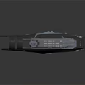 Advanced Futuristic Spacecraft Design With Powerful Engines For Deep Space Missions
