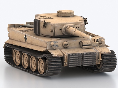 Tiger Tank Tiger Heavy Tank World War II Tank 3d model