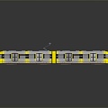 train light rail subway high-speed rail EMU train high-speed train high-speed locomotive EMU 3d model