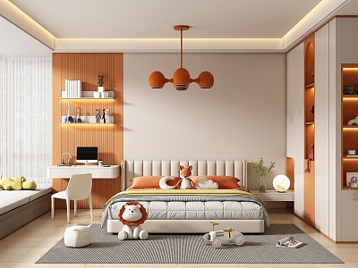 Modern Children's Room 3d model