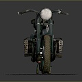 Modern motorcycle two-wheeled motorcycle off-road motorcycle road racing motorcycle 3d model