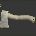 Tomahawk Axe Wooden Axe Handle Axe Mountain Axe Chopping Wood Axe Chopping Wood Axe Magic Axe 3d model