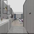 Modern Hotel Guest Room With King Bed Wooden Flooring TV And Sofa Chair