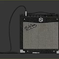 Silvertone Computer Speaker System With Black Design And Audio Cable For Desktop Audio Use