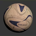 Chelsea FC Football With Blue White Design And Nike Logo For Daily Use