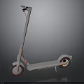 Modern Lightweight Electric Bicycle With White Frame And Red Wheels Design