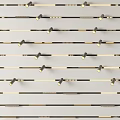 Downlights and Spotlights in Modern Linear Arrangement with Sleek Metal Design