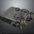 Tactical Military Weapon Sight Device With Metal Body And Adjustable Control Knobs
