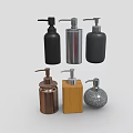 Six Stylish Household Soap Dispensers in Various Materials and Colors for Bathroom and Kitchen