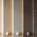 Modern Wall Panels With Various Colors Textures And Round Decorative Balls