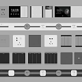 Modern Switch Socket 3d model