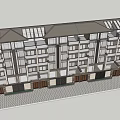 Modern Townhouse Exterior Design Featuring Multi Story Structure Large Glass Windows Balconies And Landscaped Porches