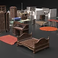 Sofa And Coffee Table Set For Living Room With Various Furniture Models