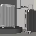 POLIFORM luggage trolley case password box 3d model