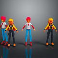 Characters Game Characters Game Characters Realistic Characters Cartoon Characters Handmade Cartoon Handmade 3d model