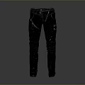 Black Slim Fit Denim Jeans Stylish Design For Modern Casual Wear