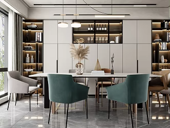 Modern Restaurant 3d model