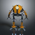 Mech Warrior Mech Soldier Machine Battlearm Mechanical Battlearm Machine Fighter Robot 3d model