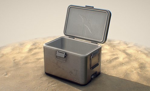 Refrigerator incubator 3d model