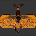 Modern Aircraft Cartoon Aircraft Vintage Aircraft World War II Aircraft 3d model