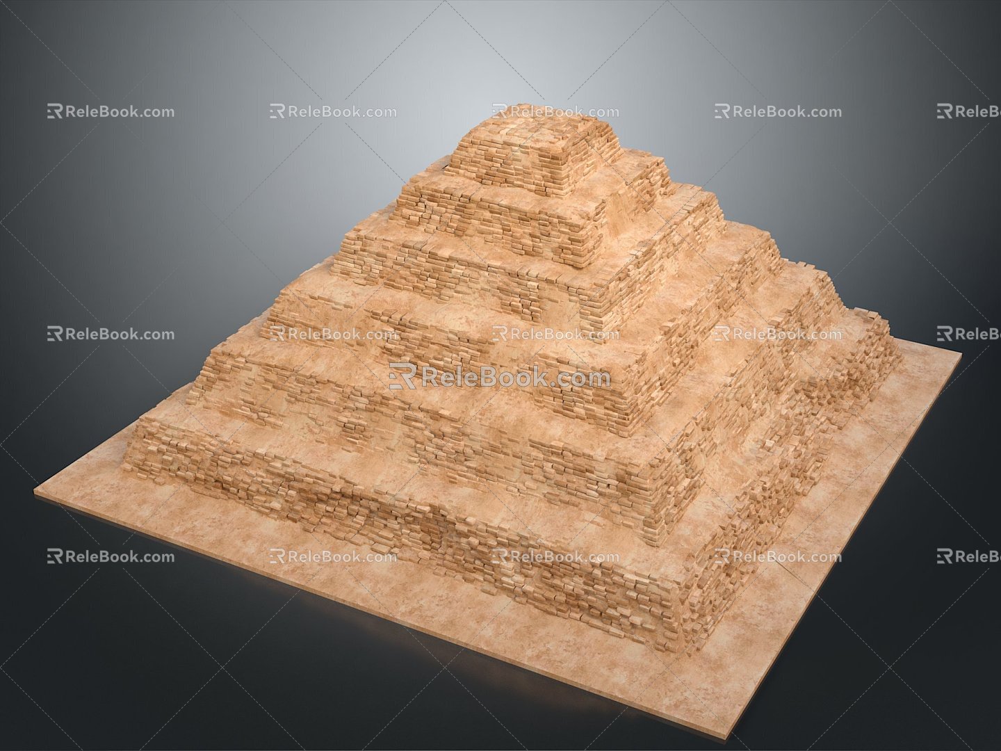 Temple Tower Stone Takatong Tower Pyramid Mayan Pyramid Mayan Stone Tower Totem Tribal Totem 3d model