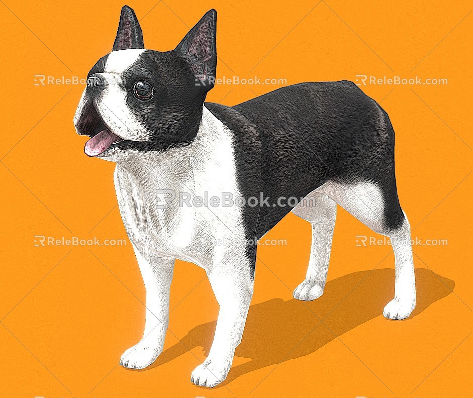 dog pug pet dog puppy cute puppy dog dog 3d model