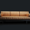 Three-seat sofa desede memory 3d model