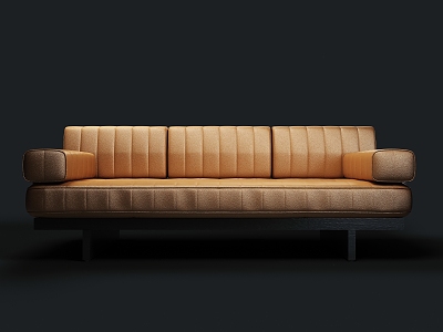 Three-seat sofa desede memory 3d model