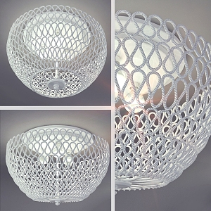 modern ceiling lamp hollow 3d model