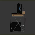 Modern Computer Desk Setup With Dual Monitors Keyboard Mouse And PC Tower