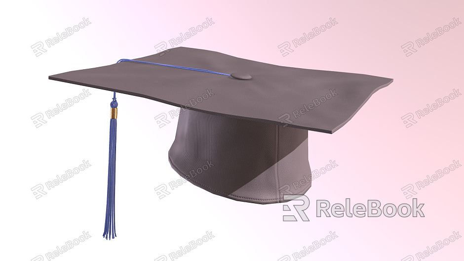 Modern doctoral cap graduation cap bachelor cap model