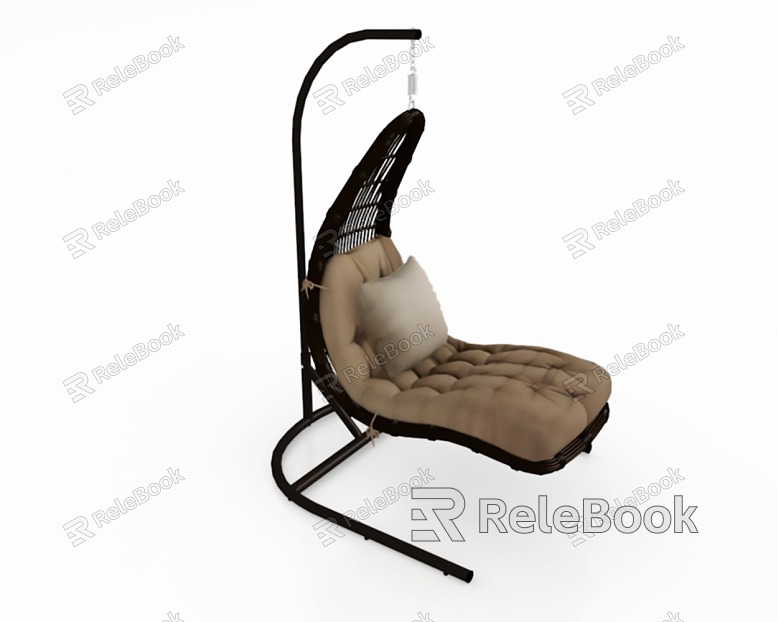 Modern Quiet Outdoor Courtyard Hanging Chair Hanging Basket Rattan Hanging Chair Swing model