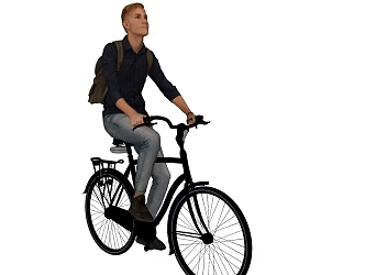 modern man 3d model