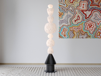 Floor lamp special-shaped floor lamp 3d model