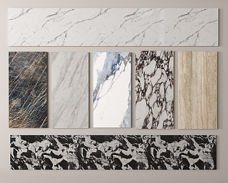 Marble Wall Panel Stone Wall Panel Background Wall Tile Wall Trim Panel 3d model