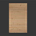 Wooden Curved Slat Furniture For Bed Frame Support With Natural Structure