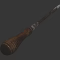 Professional Hardware Tool Screwdriver With Wooden Handle And Metal Shaft Design