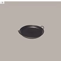 Durable Stainless Steel Cooking Pan With Dual Handles For Home Kitchen Use