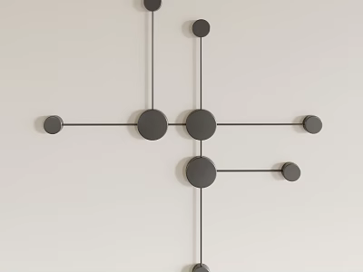 pendant wall decorative wall lamp decorative ornaments 3d model