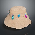 Women's Hat Sun Hat Fashion Hat Women's Hat Topper Hat Women's Hat Bucket Hat Classic Hat 3d model