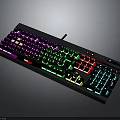RGB Backlit Mechanical Keyboard Featuring Ergonomic Layout Durable Aluminum Frame And Customizable LED Colors