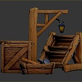 Wooden Crate Wooden Crate Old Wooden Crate Crate Broken Wooden Crate Wooden Crate Wooden Crate Wooden Crate Box 3d model