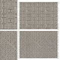 modern square carpet 3d model