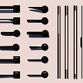 Modern Black Door Handles With Various Stylish Designs For Interior Spaces
