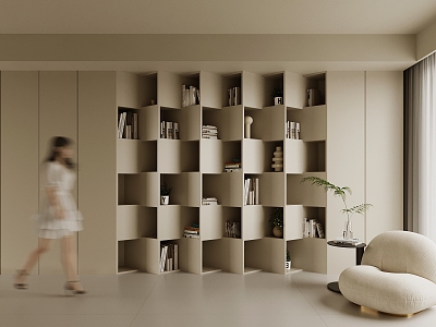 Bookcase 3d model