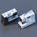 Modern Home Sewing Machines With White And Black Compact Design For Daily Use