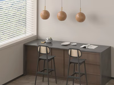 Modern Bar Chair Bar Stool 3d model