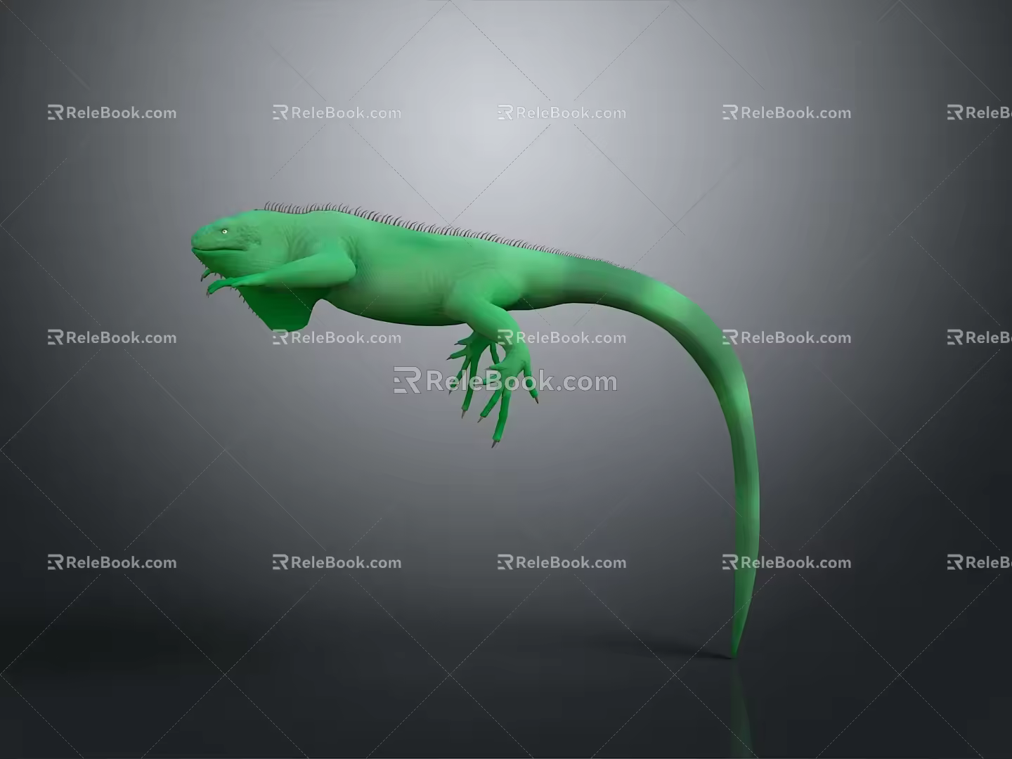 Lizard Anime Lizard Chameleon Cartoon Lizard Reptile Cold Blooded Animal Reptile Class 3d model